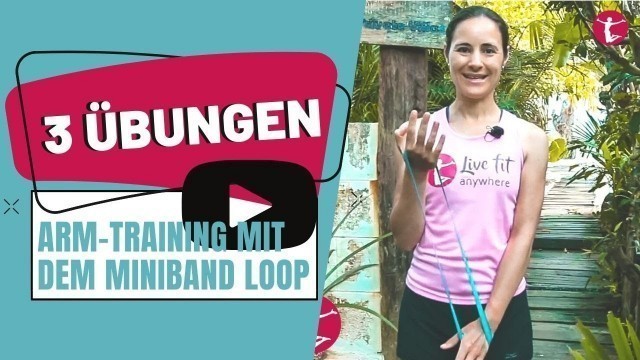 'Theraband Loop 3 Übungen für die Arme | Armtraining mit dem Miniband'