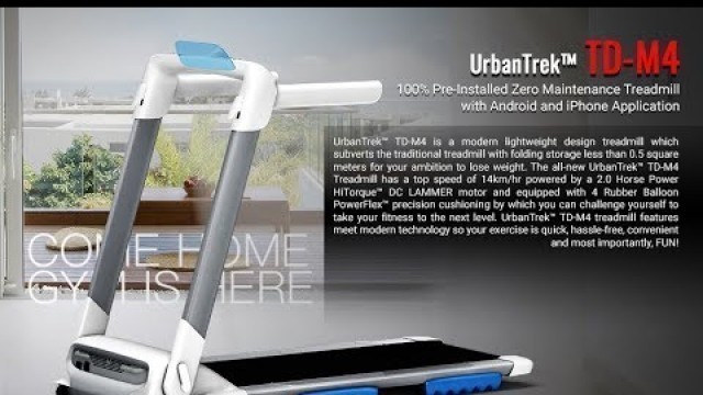 'Powermax Fitness UrbanTrek TD-M4 Motorised, 100% Pre Installed, Zero Maintenance Treadmill'