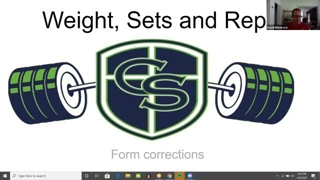 'Centercourt 360: Fitness & Nutrition - Weights, Sets & Reps'