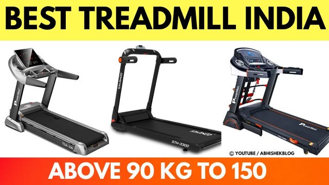 'Best Treadmill For Home Use In India and Best Treadmill for 90 to 150 kg in India Review In [Hindi]'