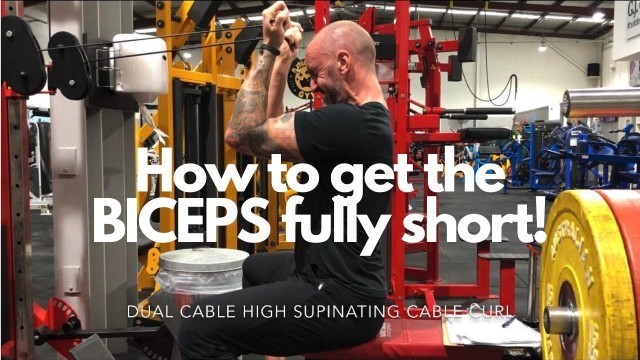 'HIGH SUPINATED BICEP CURL - IMPROVE MIND MUSCLE CONNECTION!'