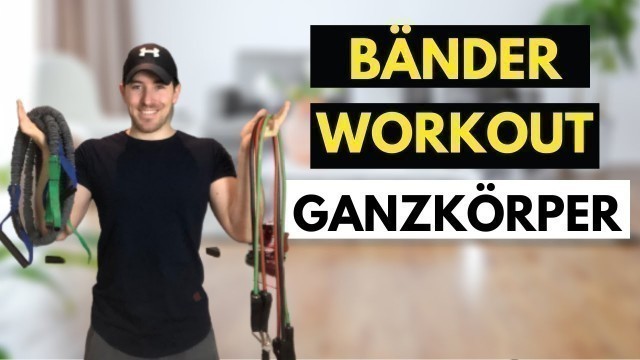 'Ganzkörper Workout mit Tube Band (Die besten 7 Übungen für Zuhause!)'