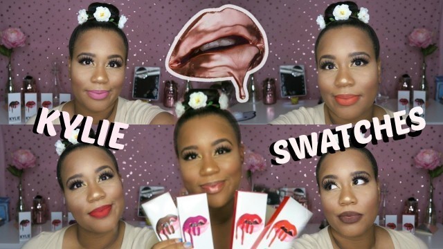 'Kylie Cosmetics Lip Kit Swatches + Review | Just TiffanyB'