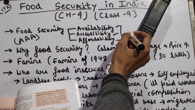 'Food Security in India | Economics Class 9 Chapter 4 | Part-1 |'