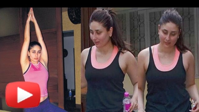 'Kareena Kapoor Fitness Routine | Post Pregnancy Workout | Yoga For Weight Loss | Taimur Ali Khan'