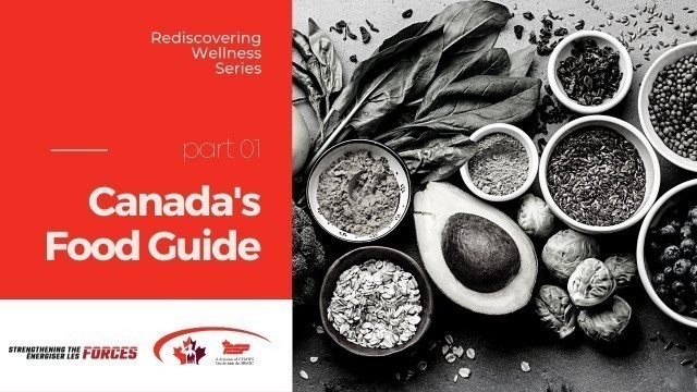 'Canada\'s Food Guide (Rediscovering Wellness Series, Pt 1)'