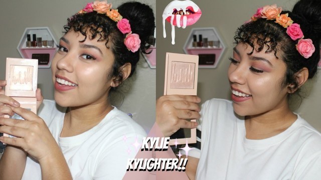 'Kylie Cosmetics KYLIGHTER Cotton Candy Cream Review/ Swatches'