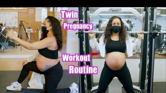'Twin Pregnancy Workout Routine / 7 Months Pregnant / How I Altered My Workout Routine in Pregnancy'