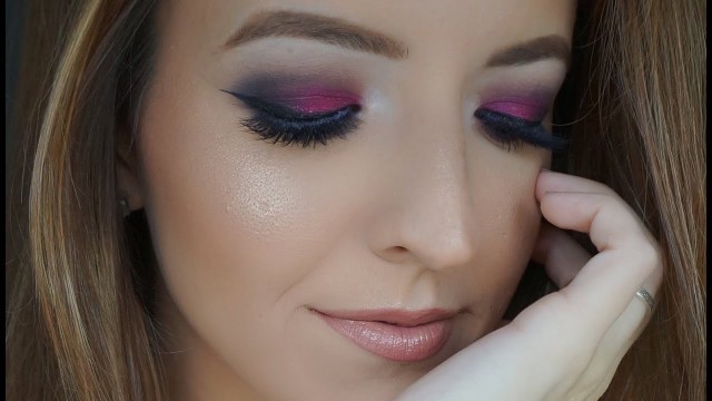 'AFFORDABLE BH Cosmetics Berry EYE Makeup Tutorial | Ashley Landry'