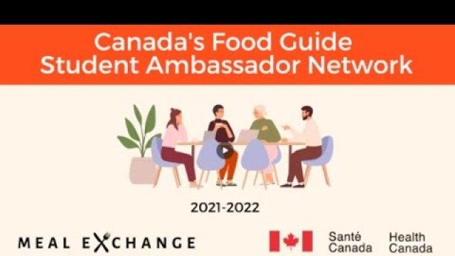 'Canada\'s Food Guide Student Ambassador Network (2021-2022)'