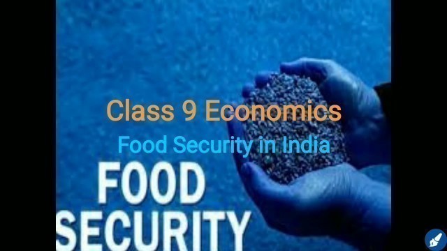 'Food Security in India # Economics Class 9'