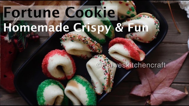 'How to make Fortune cookie/भविष्य सांगणार बिस्कीट/Game Fun Food for Party'