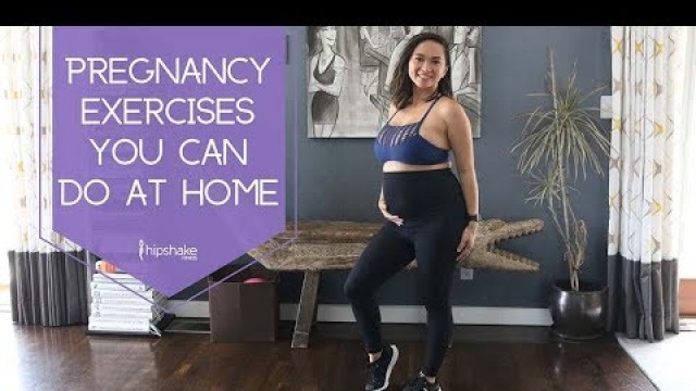 'Pregnancy Exercises You Can Do At Home | Low Impact Exercises'