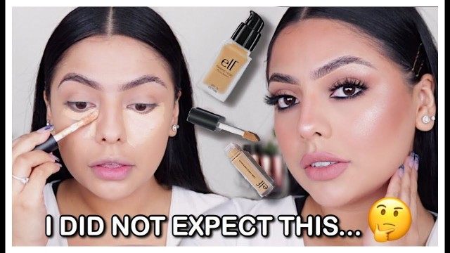 'Trying out E.L.F Cosmetics New Concealer & Foundation...| Andrea Roman'