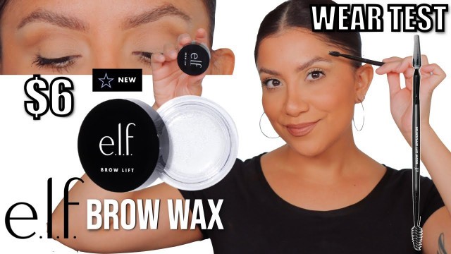 '*new* E.L.F. BROW LIFT WAX REVIEW & WEAR TEST *sparse brows* | MagdalineJanet'