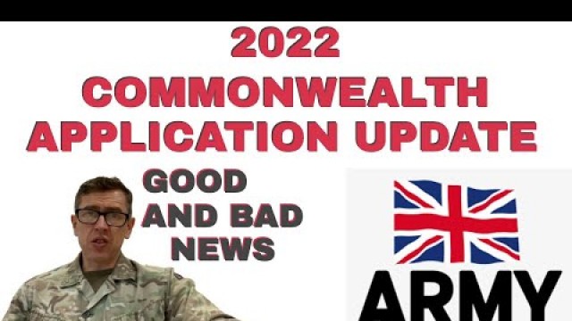 '2022 Commonwealth Application Update | British Army Commonwealth Application'