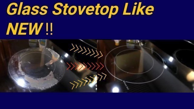 'How to remove burnt residue from your glass stovetop'