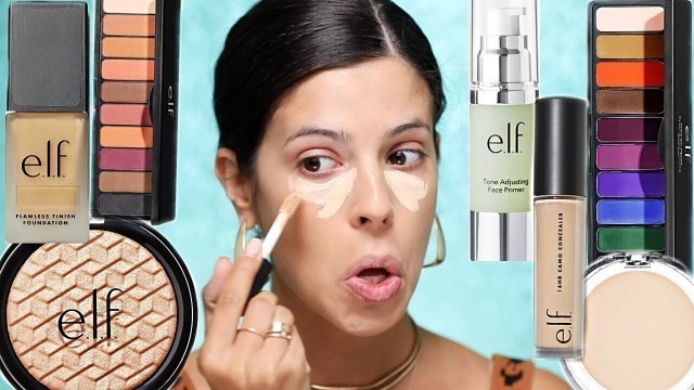 'I TRIED A FULL FACE OF NEW ELF MAKEUP | ELF just went off.'