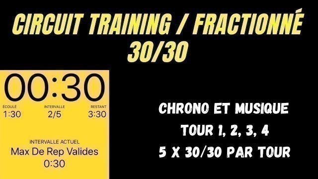 'Guidage du temps en musique - Training 30/30 par Doisneau Sport TV'