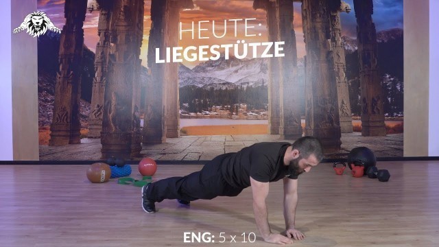 'Liegestütze-Workout ✘ Löwen-Fitness Braunschweig'