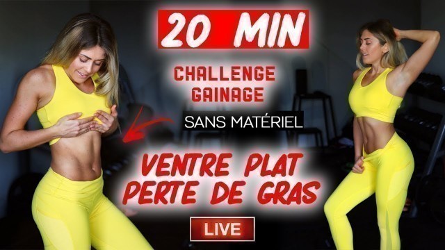 'Challenge GAINAGE 20 min - ventre plat et abdos en béton 