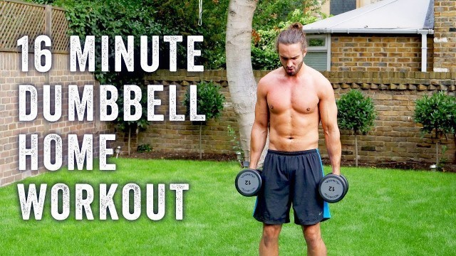 '16 MINUTE FAT BURNING HOME WORKOUT | The Body Coach'