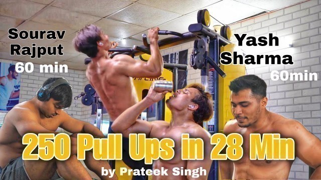 '1 Hour Pull-ups Challenge I @Yash Sharma Fitness @Fit Minds'