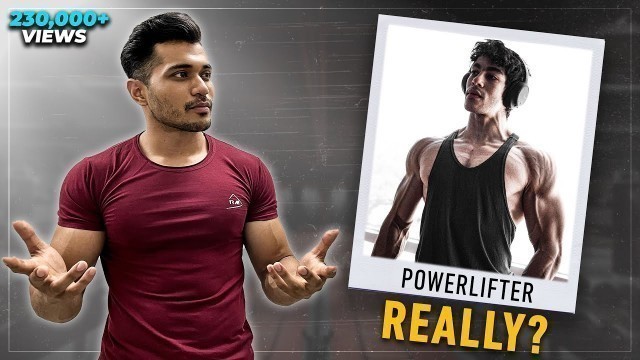 '@Saket Gokhale: Could He Be A Powerlifter? |  @Yash Sharma Fitness'