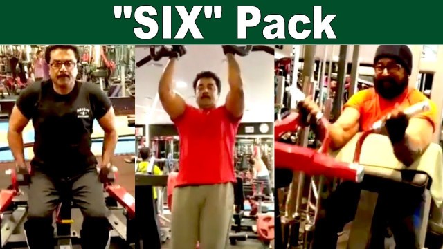 'Sarath Kumar Gym Workout | Fitness | Heavy WorkOut - Filmibeat Tamil'