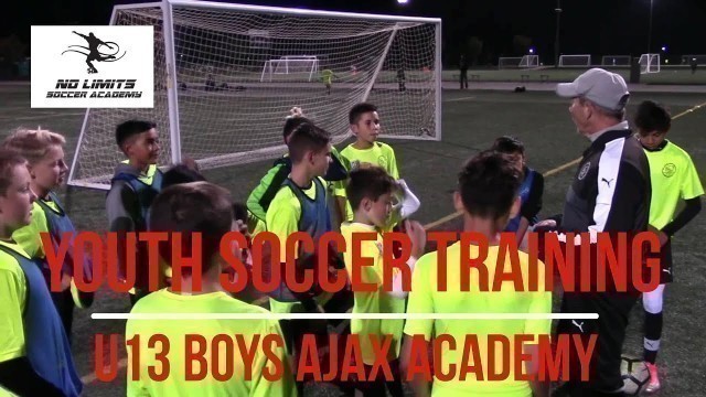 'Soccer Team Training: Passing and Vision Exercise - U13 Boys'