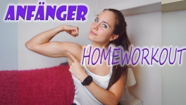 'Homeworkout für Fitness Einsteiger| Straffe Arme zu Hause trainieren| keine Winke-Ärmchen mehr'