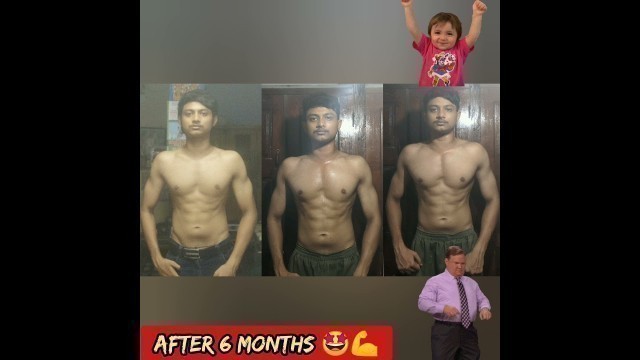 'My 90 days natural body transformation at home tamil. Belly fat to sixpack abs transformation lose20'
