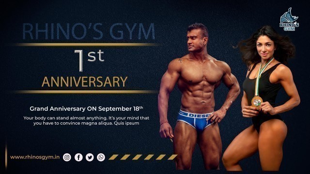 '1st  Anniversary | Rhino\'s Gym Anand'