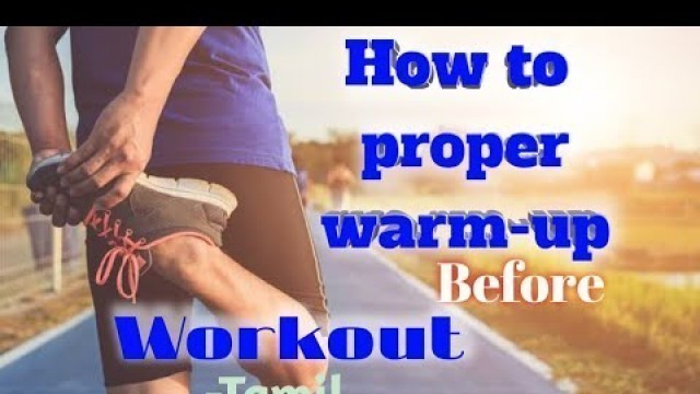 'How to proper warm-up Before workout - Tamil // warm up exercise | fitness | தமிழ் | BFS'