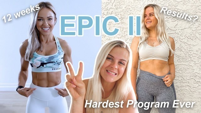 'I Finished Caroline Girvan\'s EPIC II Workout Program! // Is it worth it? // FULL REVIEW!'