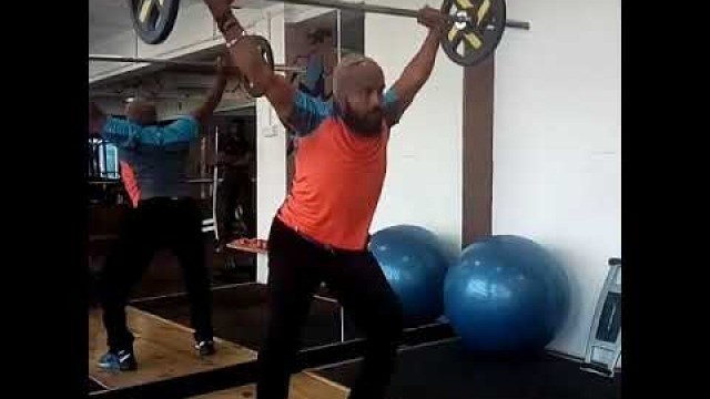 'over head squat 50kg - Strongman Fitness'