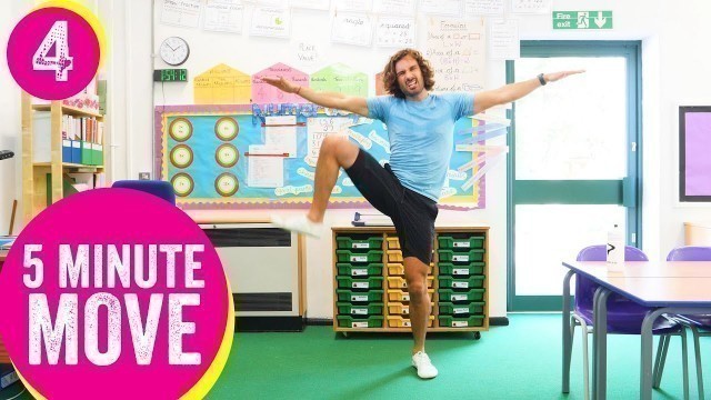 '5 Minute Move | Kids Workout 4 | The Body Coach TV'