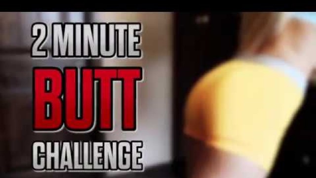 'YOGA | WEIGHT LOSS 2-Minute BUTT CHALLENGE Morning Workout Sexy Fitness'