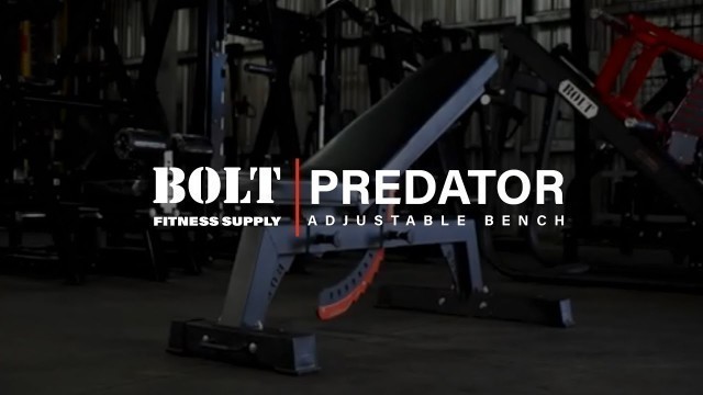 'Bolt Fitness Supply: Predator Adjustable Bench'