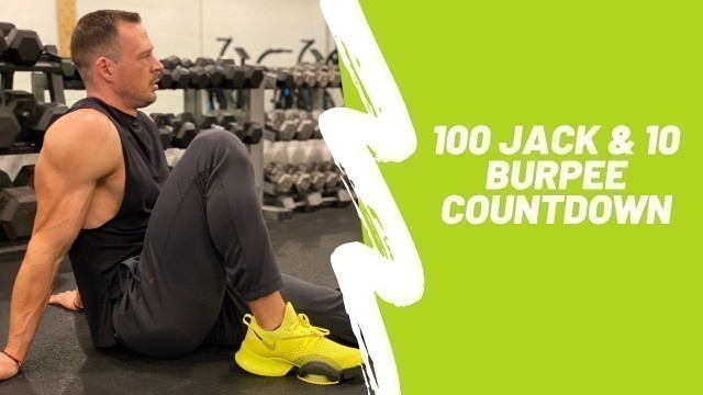'100 Jack & 10 Burpee Countdown Workout'