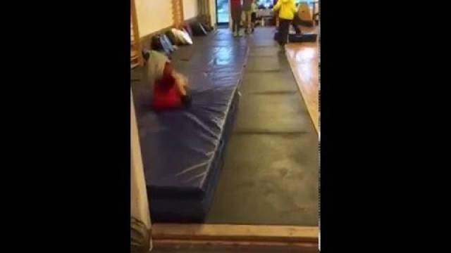 'Parkour Flip at Flux Crossfit Gym'