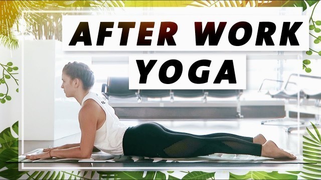 'Yoga Ganzkörper Flow | Verspannungen im oberen Rücken lösen | Entspannt in den Feierabend'