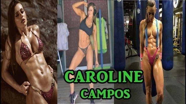 'Caroline Campos - Shredded Female Fitness Model / Full Workout & All Exercises'
