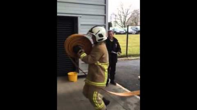 'Caroline Sturgess fire fighter fitness trial'