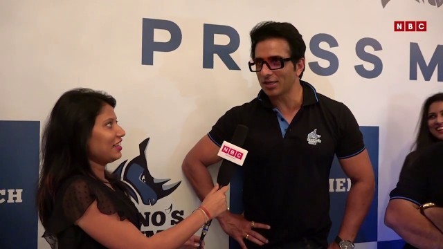 'Launch of Rhino’s Gym l Sonu Sood l Delhi Press Conference | NBC Hindi'