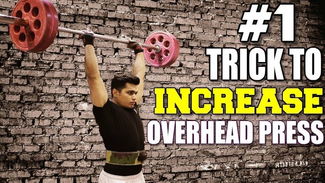 '#1 TRICK TO INCREASE OVERHEAD PRESS  | FIX YOUR CORE'