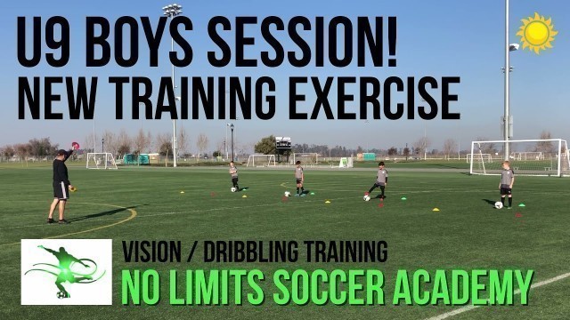 'Small Group Training - 2013 Boys Dribbling / Vision Exercise'