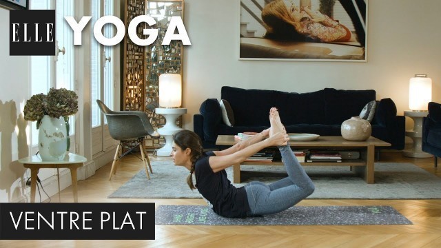 '20 minutes de yoga ventre plat┃ELLE Yoga'
