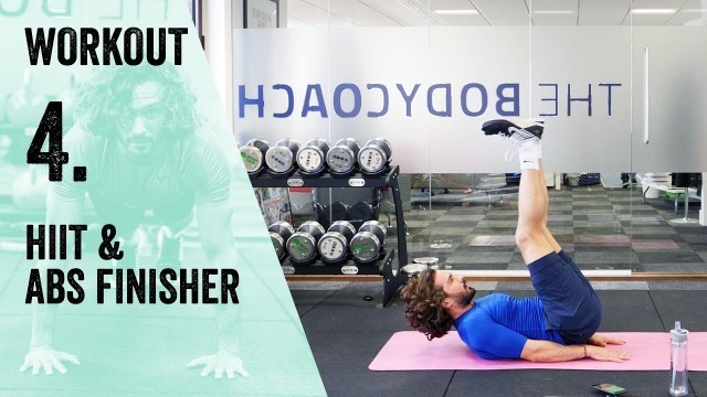 'Workout 4 | HIIT & Abs | The Body Coach Beginner Workout Series'