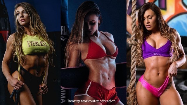 'Fitness model Caroline Campos I bodybuilding | bikini body workout | workout motivation |'